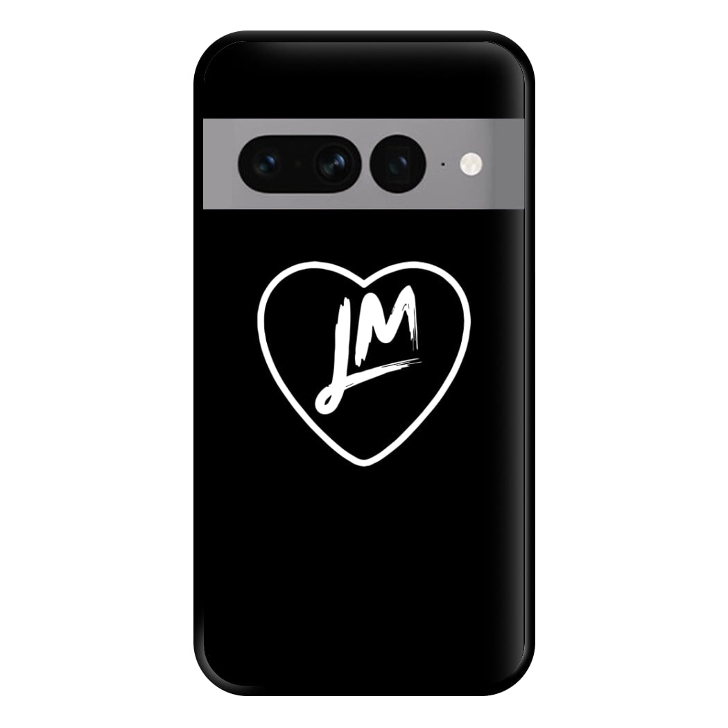 Little Mix Heart Phone Case - Black for Google Pixel 7 Pro