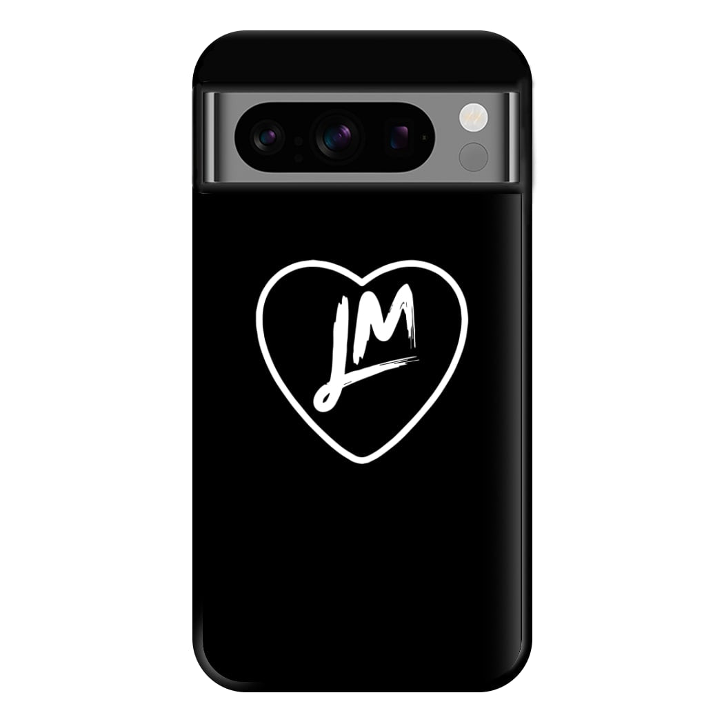 Little Mix Heart Phone Case - Black for Google Pixel 8 Pro