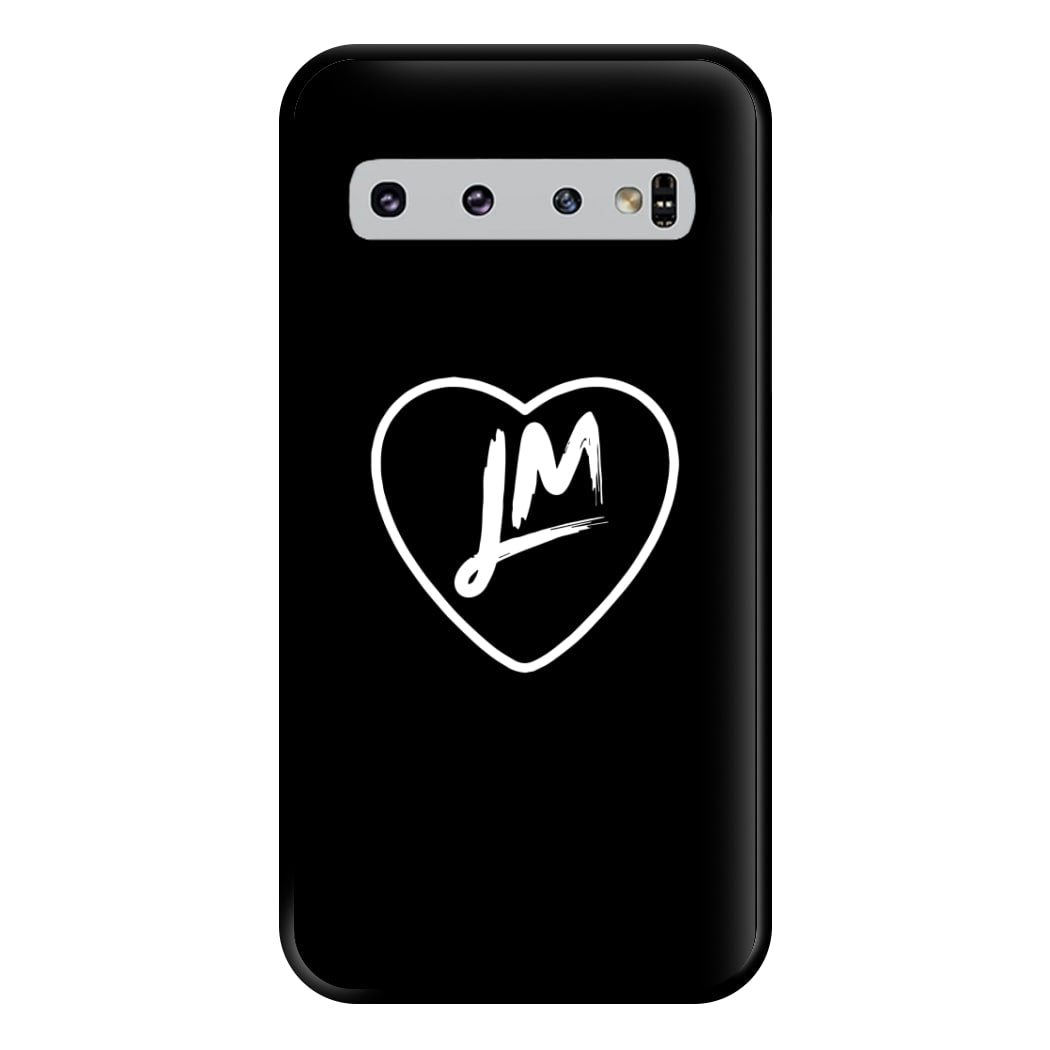 Little Mix Heart Phone Case - Black for Galaxy S10 Plus