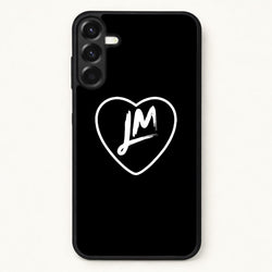 Little Mix Heart Phone Case - Black for Galaxy A37