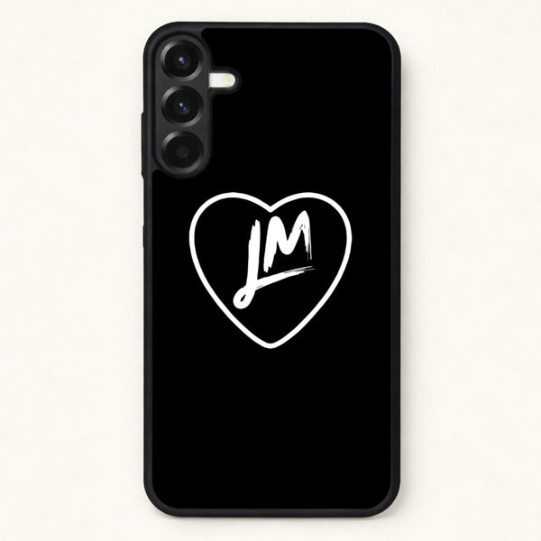 Little Mix Heart Phone Case - Black for Galaxy A37