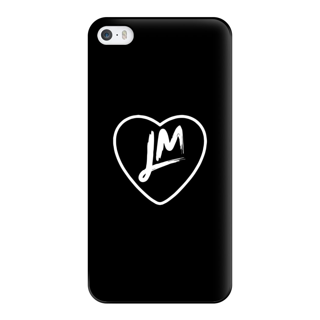 Little Mix Heart Phone Case - Black for iPhone 5 / 5s / SE 2016