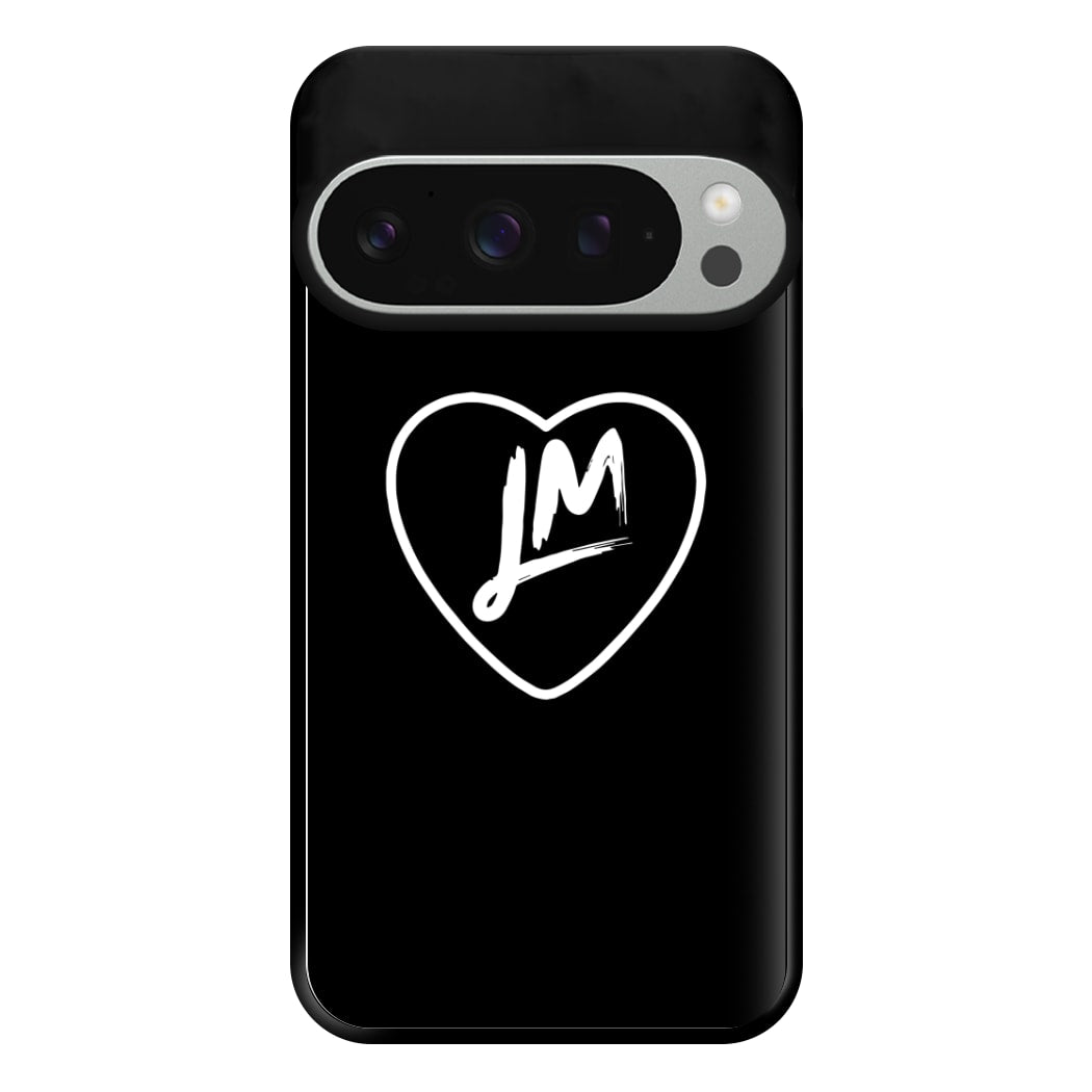 Little Mix Heart Phone Case - Black for Google Pixel 9 Pro XL