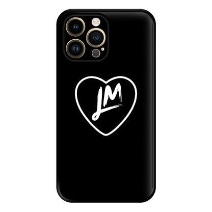 Little Mix Heart Phone Case - Black for iPhone 14 Pro Max