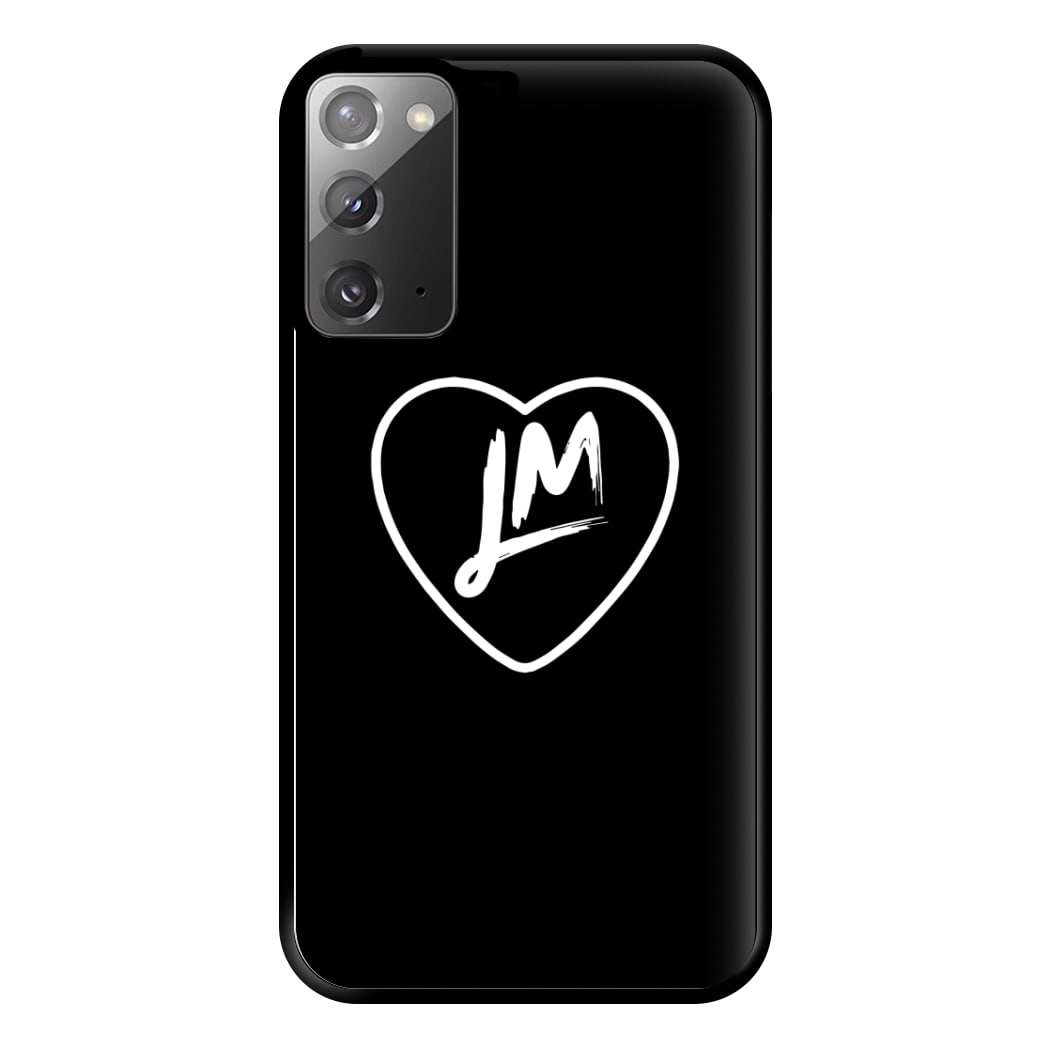 Little Mix Heart Phone Case - Black for Galaxy Note 20 Ultra