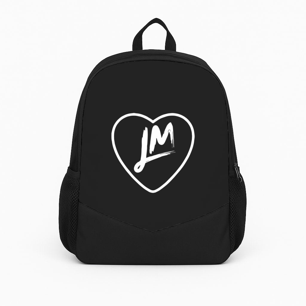 Little Mix Heart Backpack - Black
