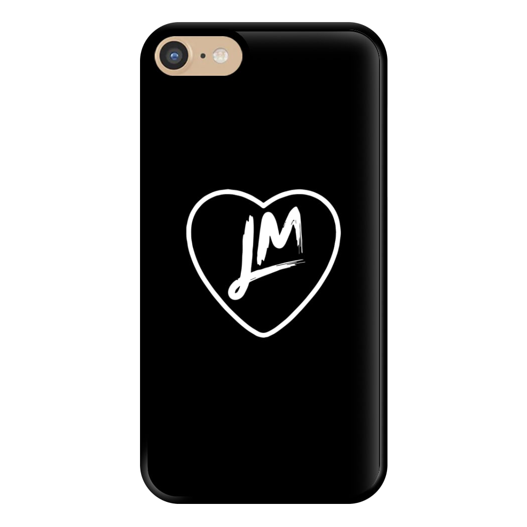 Little Mix Heart Phone Case - Black for iPhone 6 / 7 / 8 / SE