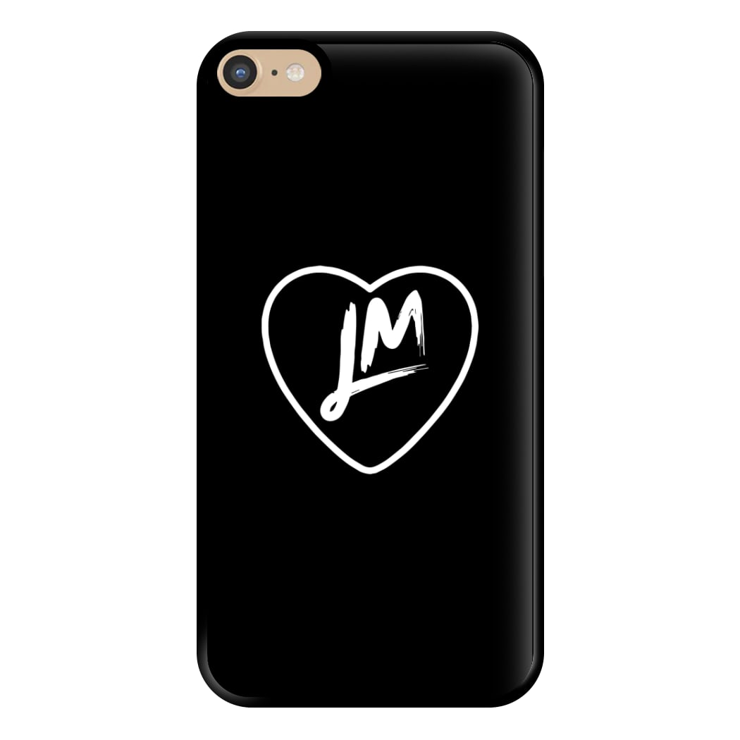 Little Mix Heart Phone Case - Black for iPhone 6 Plus / 7 Plus / 8 Plus