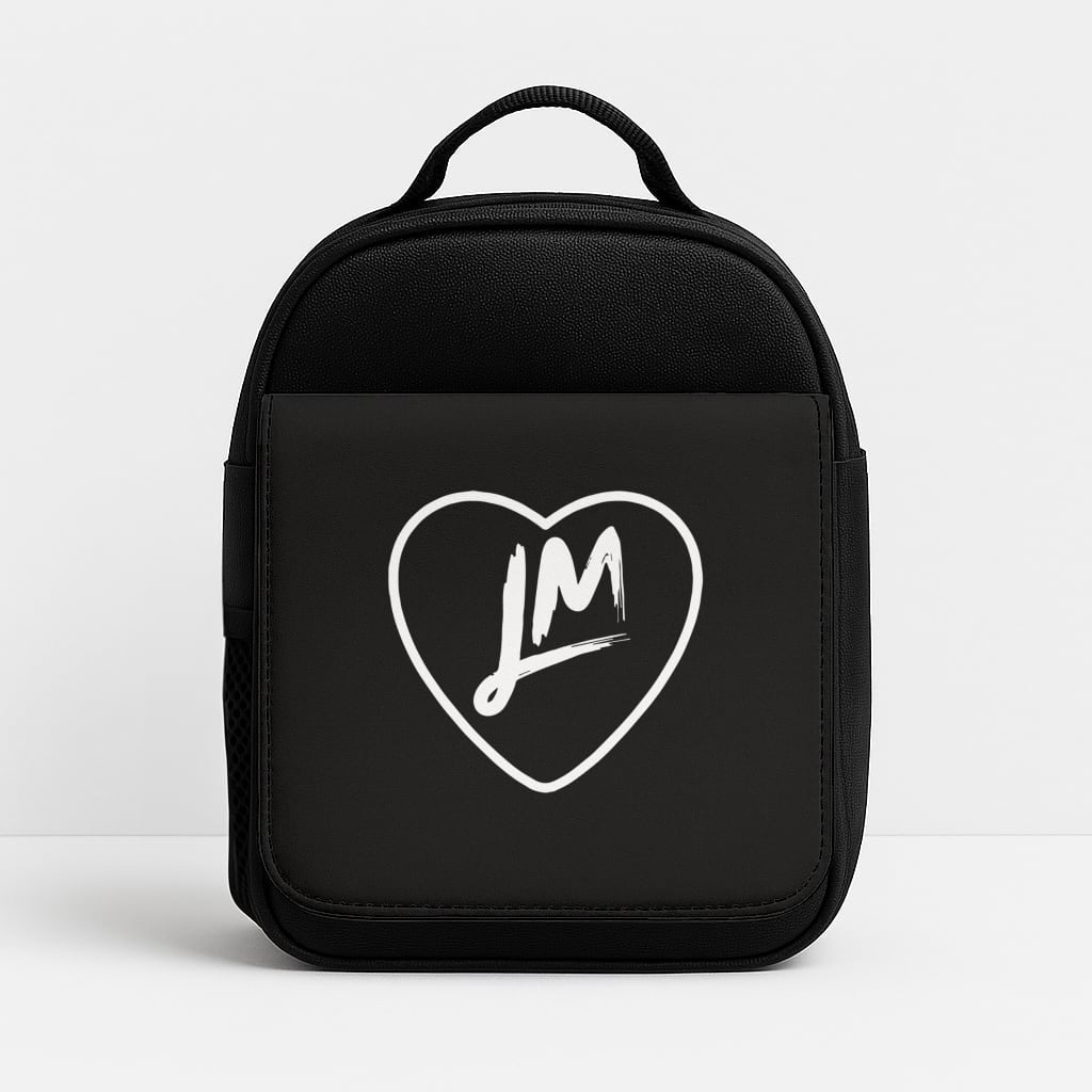 Little Mix Heart Lunchbox - Black