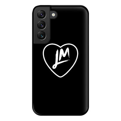 Little Mix Heart Phone Case - Black for Galaxy S22 Plus