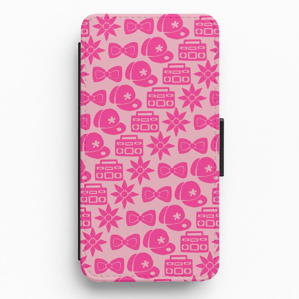 Little Mix Pink Collage Flip / Wallet Phone Case