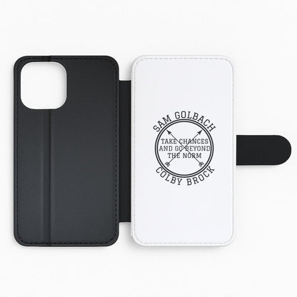 S & C Flip Wallet Phone Case