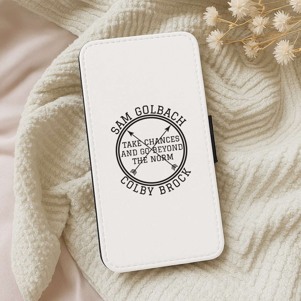 S & C Flip Wallet Phone Case