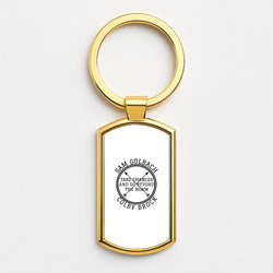 S & C Gold Keyring