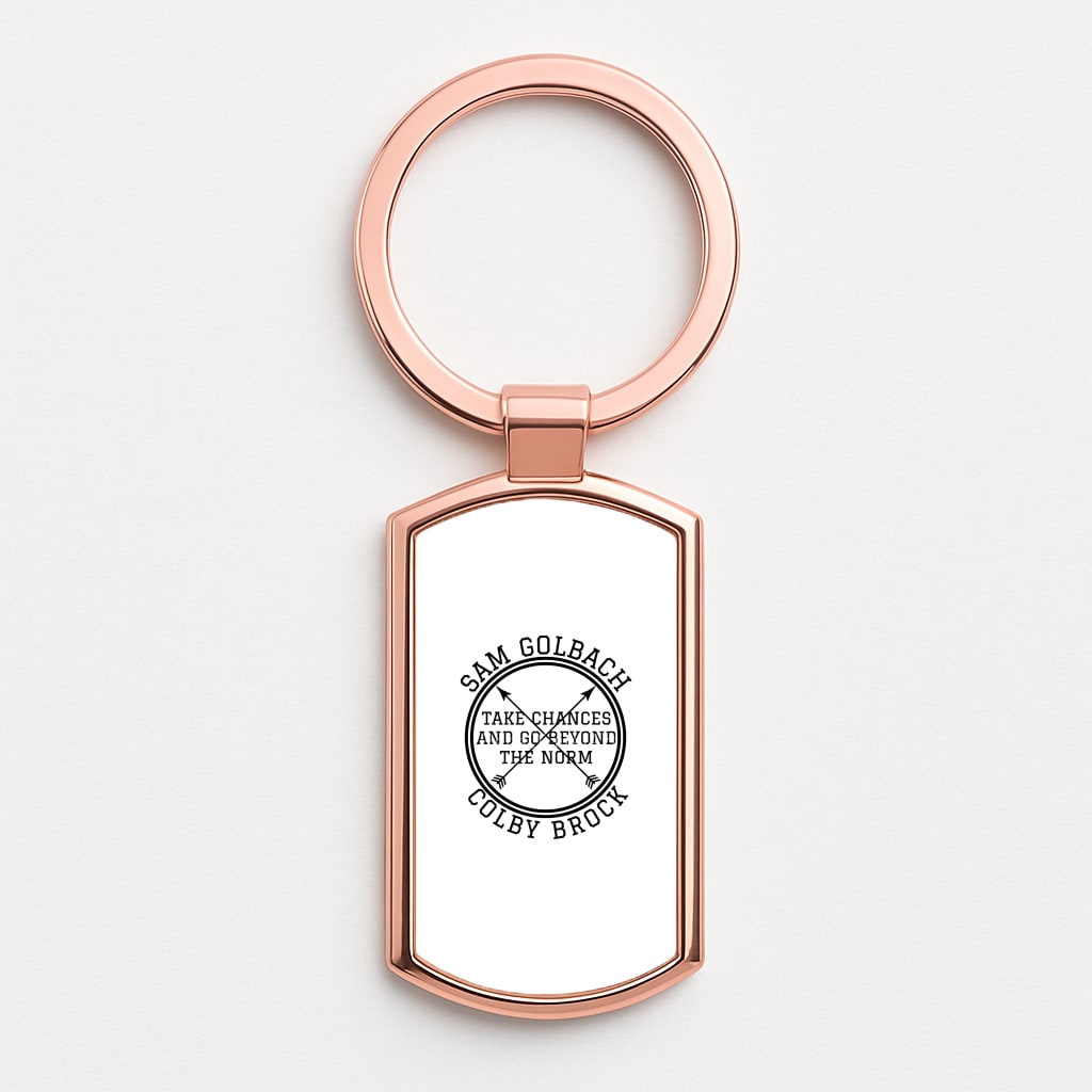 S & C Rose Gold Keyring