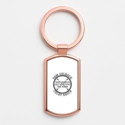 S & C Rose Gold Keyring