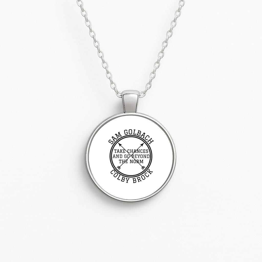 S & C Circle Necklace