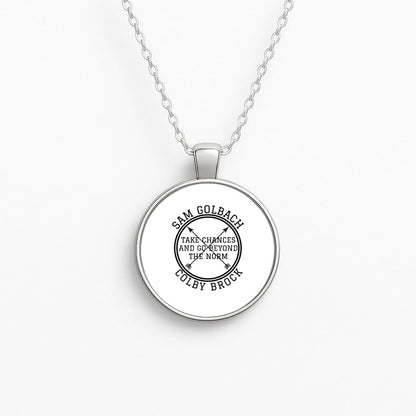 S & C Circle Necklace