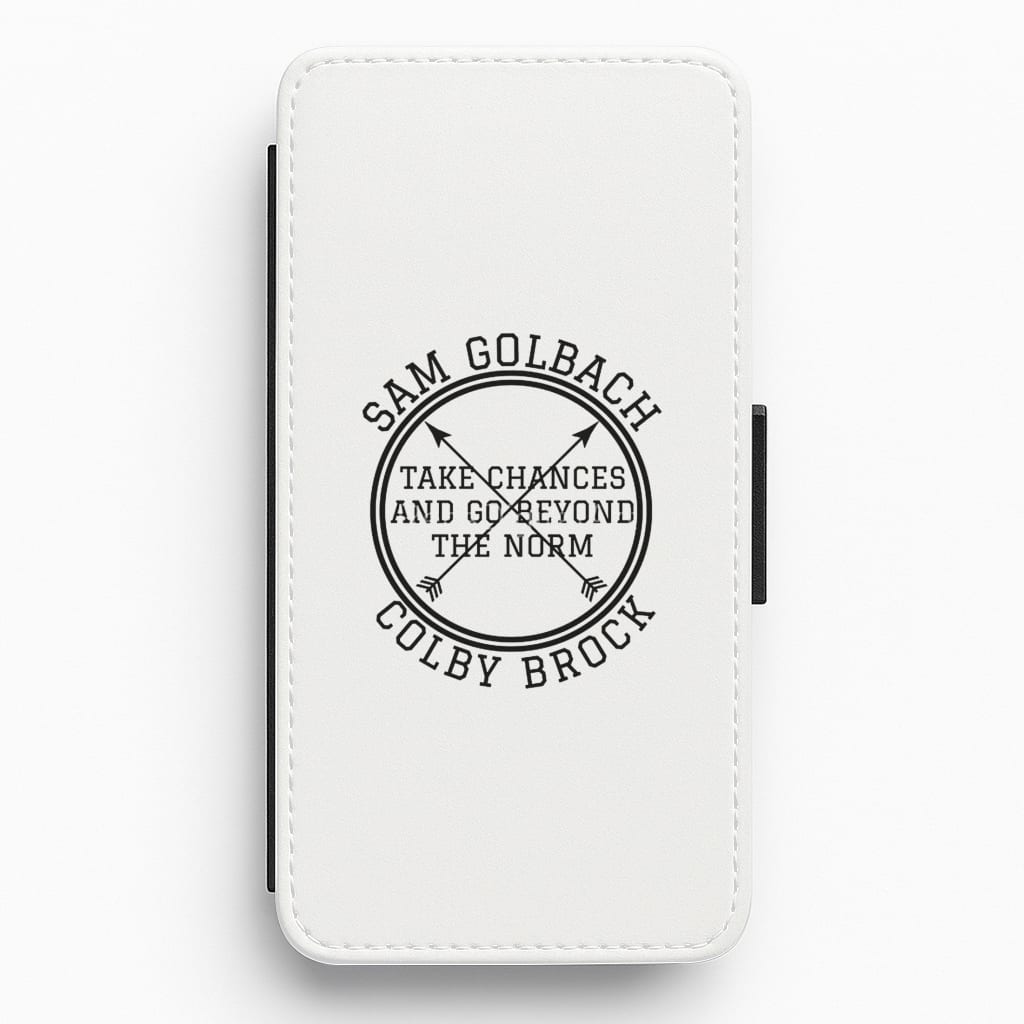 S & C Flip Wallet Phone Case