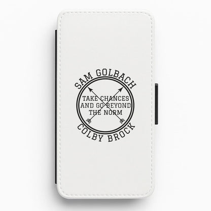 S & C Flip Wallet Phone Case