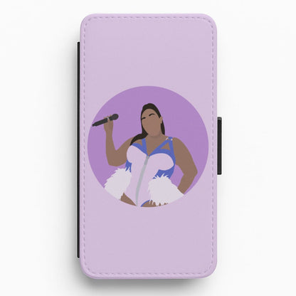 Singing Lizzo Flip / Wallet Phone Case