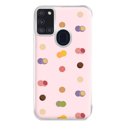 Mochi Balls Pattern Phone Case for Galaxy A21s