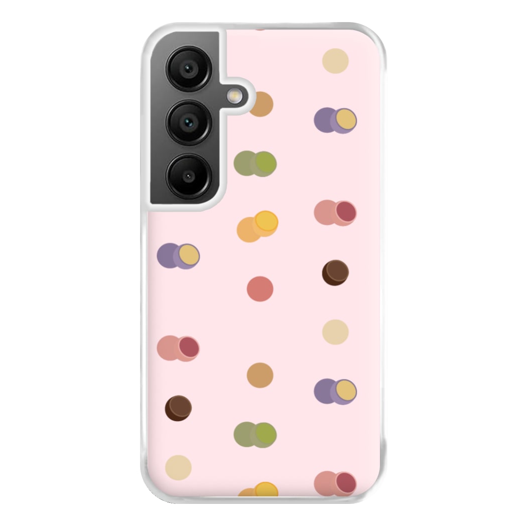 Mochi Balls Pattern Phone Case for Galaxy A55