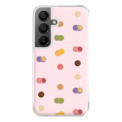 Mochi Balls Pattern Phone Case for Galaxy A55