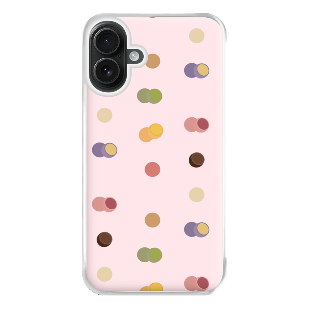 Mochi Balls Pattern Phone Case for iPhone 16 Plus