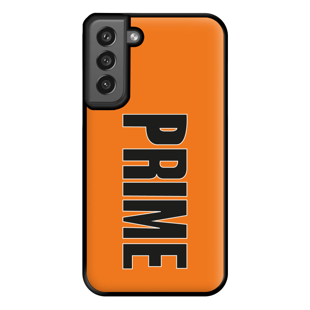 Prime - Orange Phone Case for Galaxy S21FE