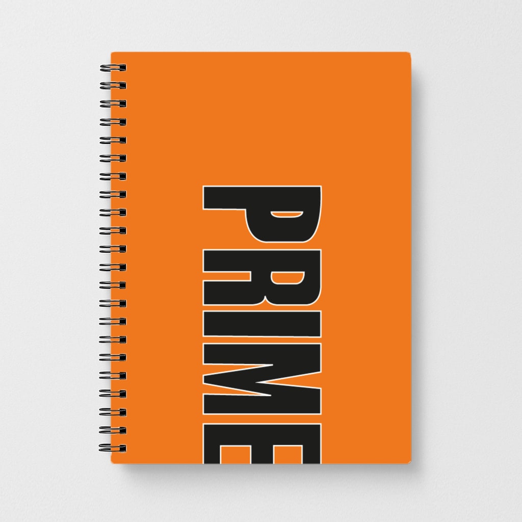 Prime - Orange Notebook