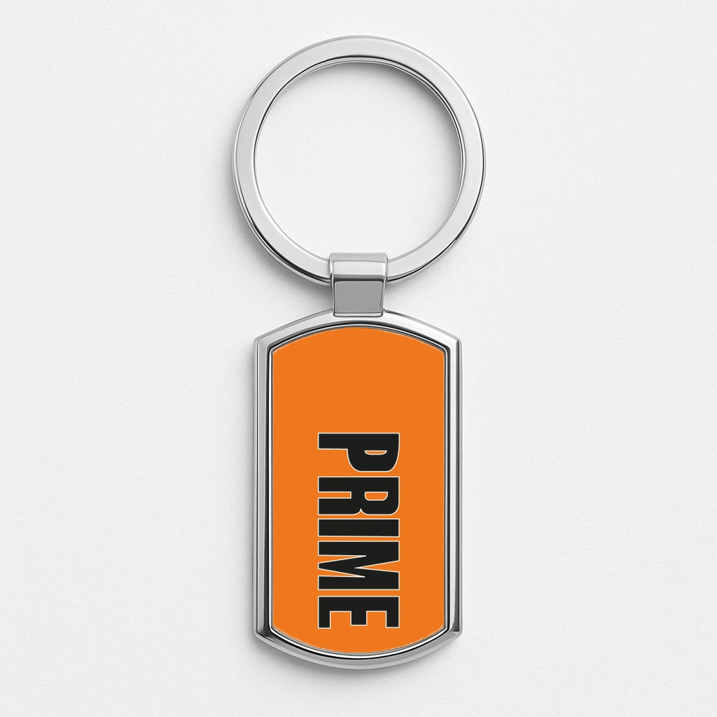Prime - Orange Silver Keyring