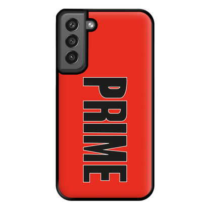 Prime - Red Phone Case for Galaxy S21FE