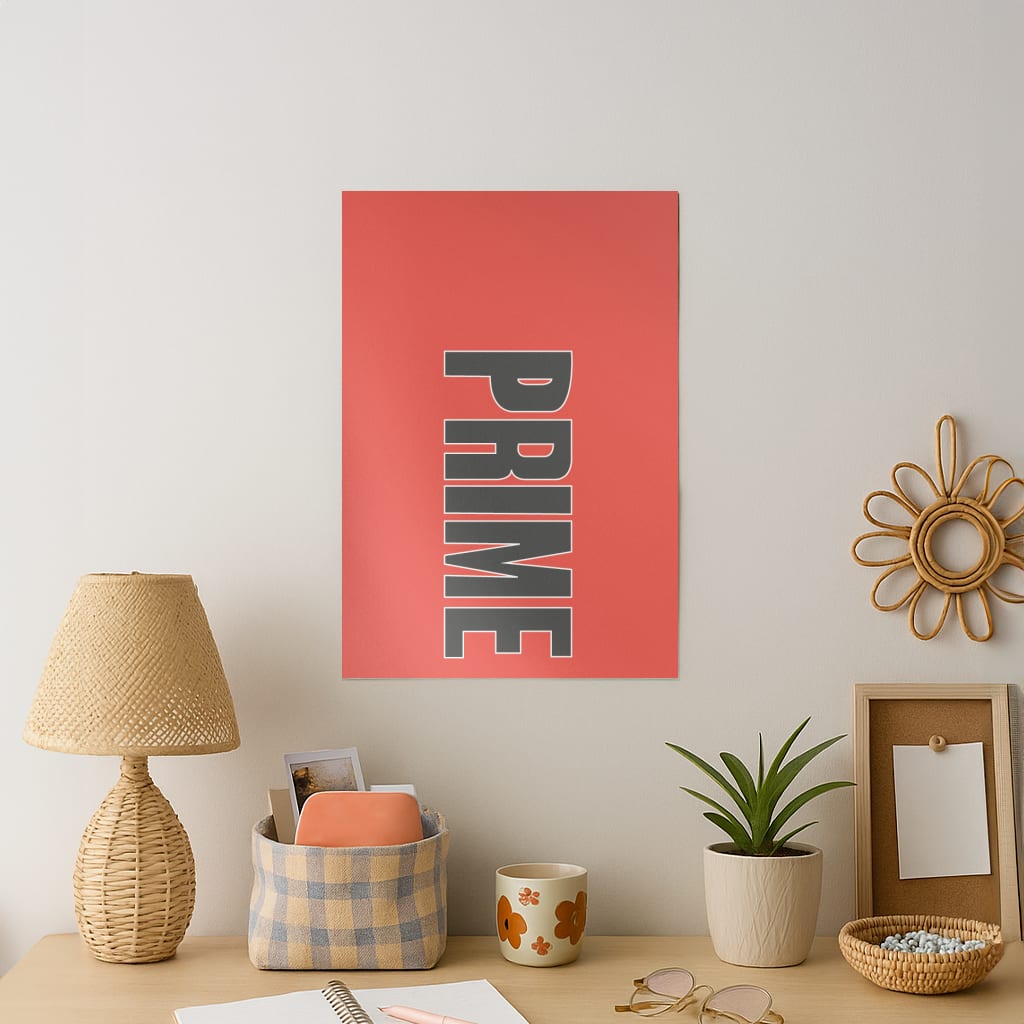 Prime - Red Art Print