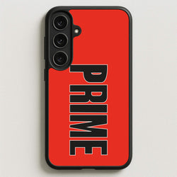 Prime - Red Phone Case for Galaxy S25FE