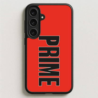 Prime - Red Phone Case for Galaxy S25FE
