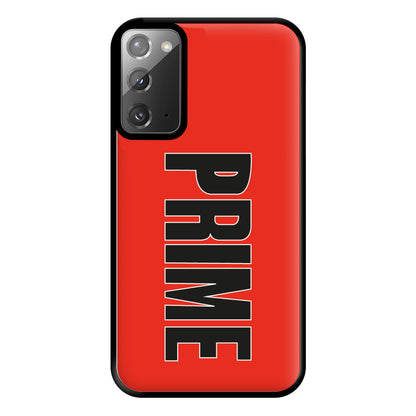 Prime - Red Phone Case for Galaxy Note 20 Ultra