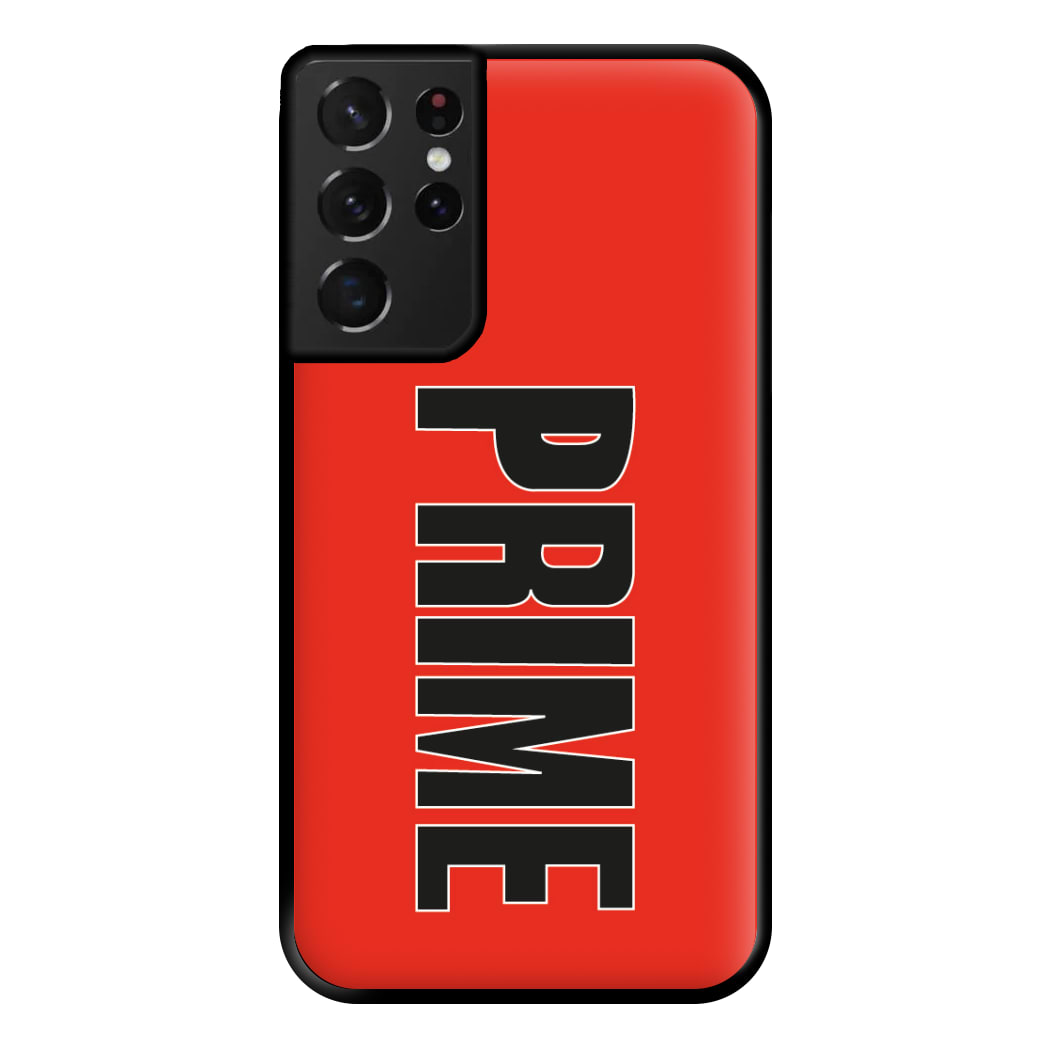 Prime - Red Phone Case for Galaxy S21 Ultra