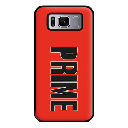 Prime - Red Phone Case for Galaxy S8 Plus