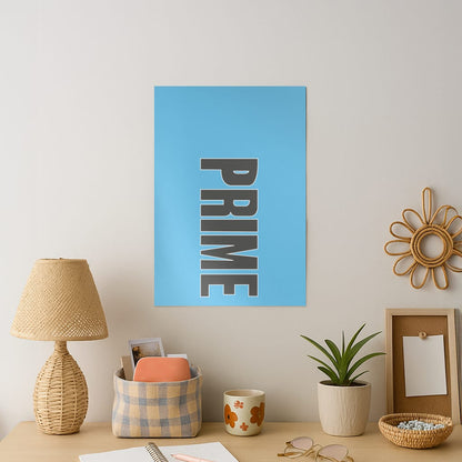 Prime - Blue Art Print