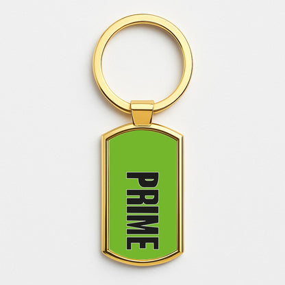 Prime - Green Gold Keyring