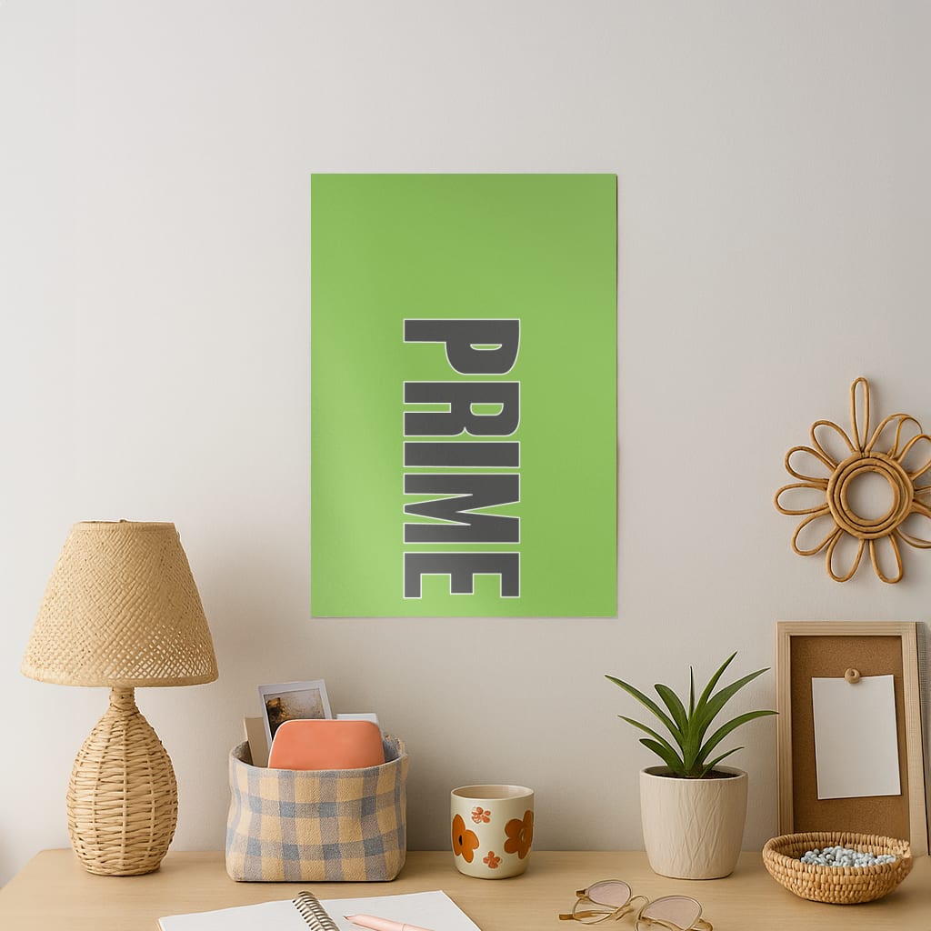 Prime - Green Art Print