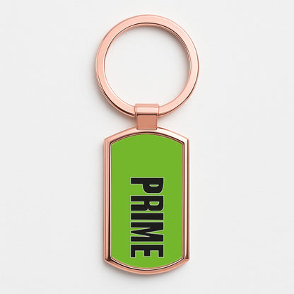 Prime - Green Rose Gold Keyring