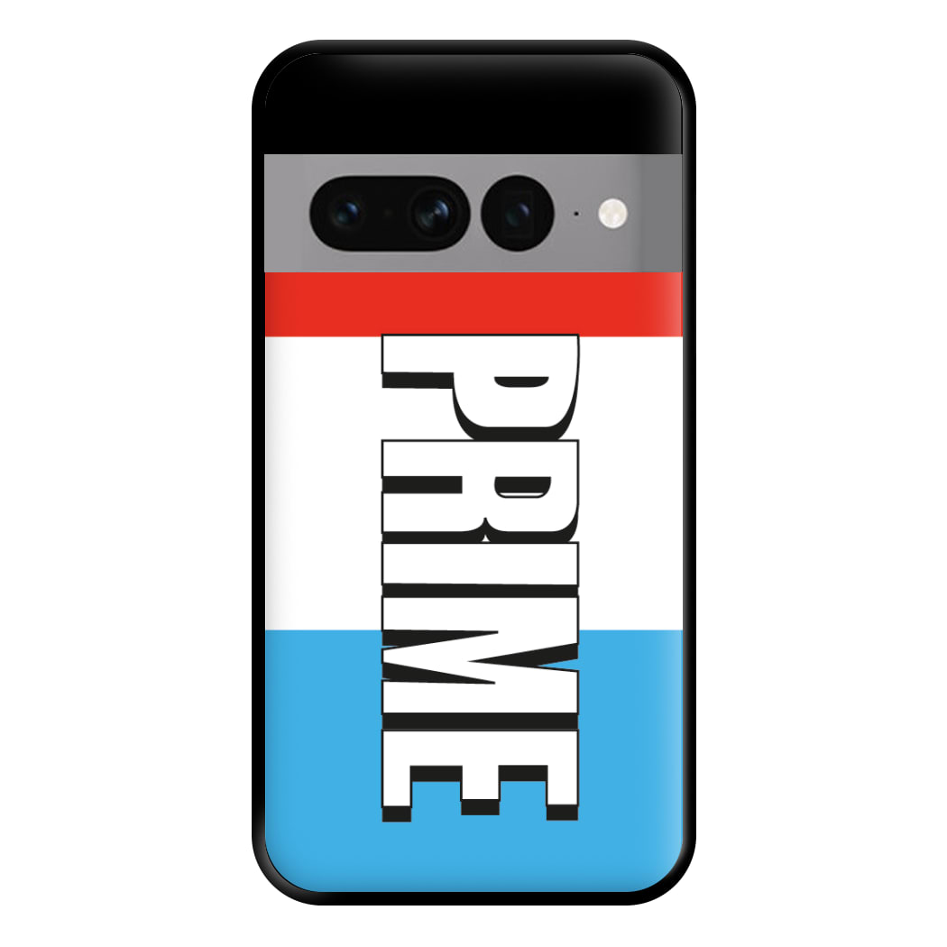 Prime - White And Red Phone Case for Google Pixel 7 Pro