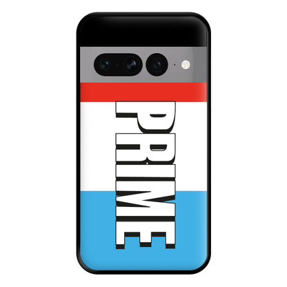 Prime - White And Red Phone Case for Google Pixel 7 Pro