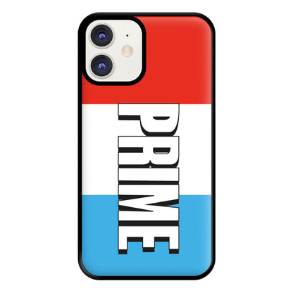 Prime - White And Red Phone Case for iPhone 12 / 12 Pro