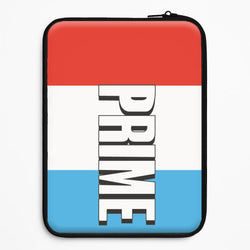 Prime - White And Red Universal Laptop Sleeve