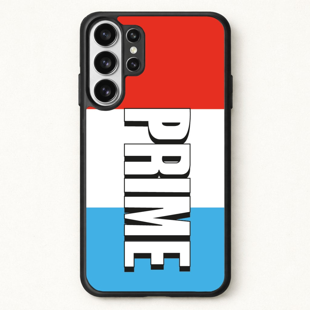 Prime - White And Red Phone Case for Galaxy S26 Ultra