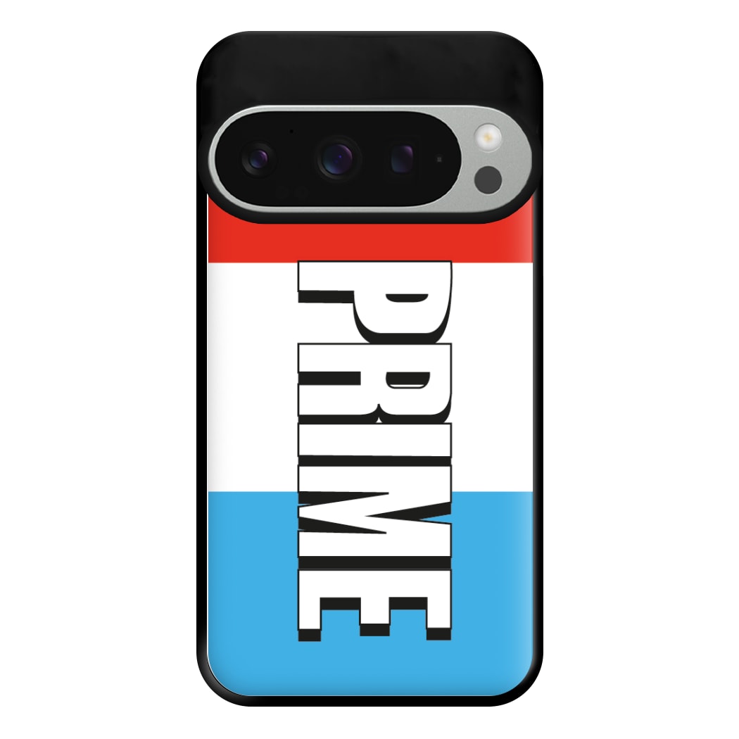 Prime - White And Red Phone Case for Google Pixel 9 Pro XL