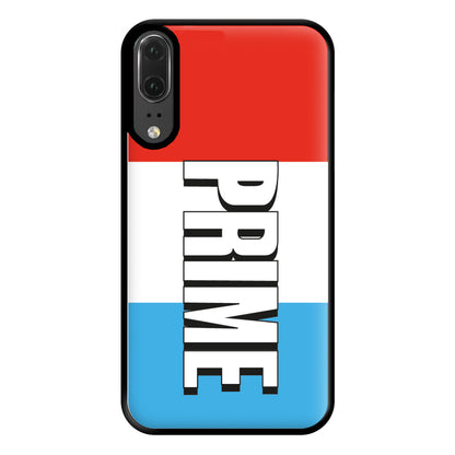 Prime - White And Red Phone Case for Huawei P20